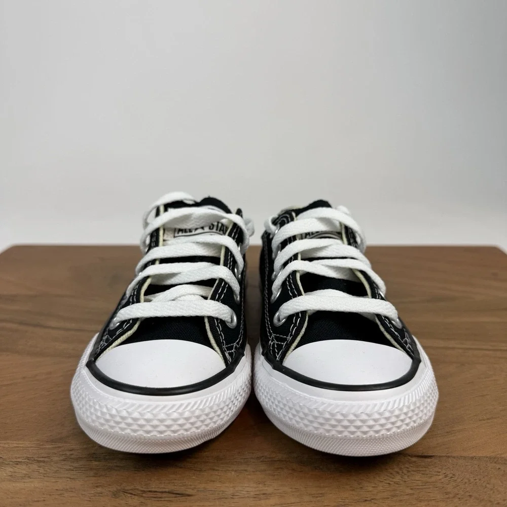 New NIB Little Kids Converse Chuck Taylor All‎ Star OX Black Sneaker 11 C